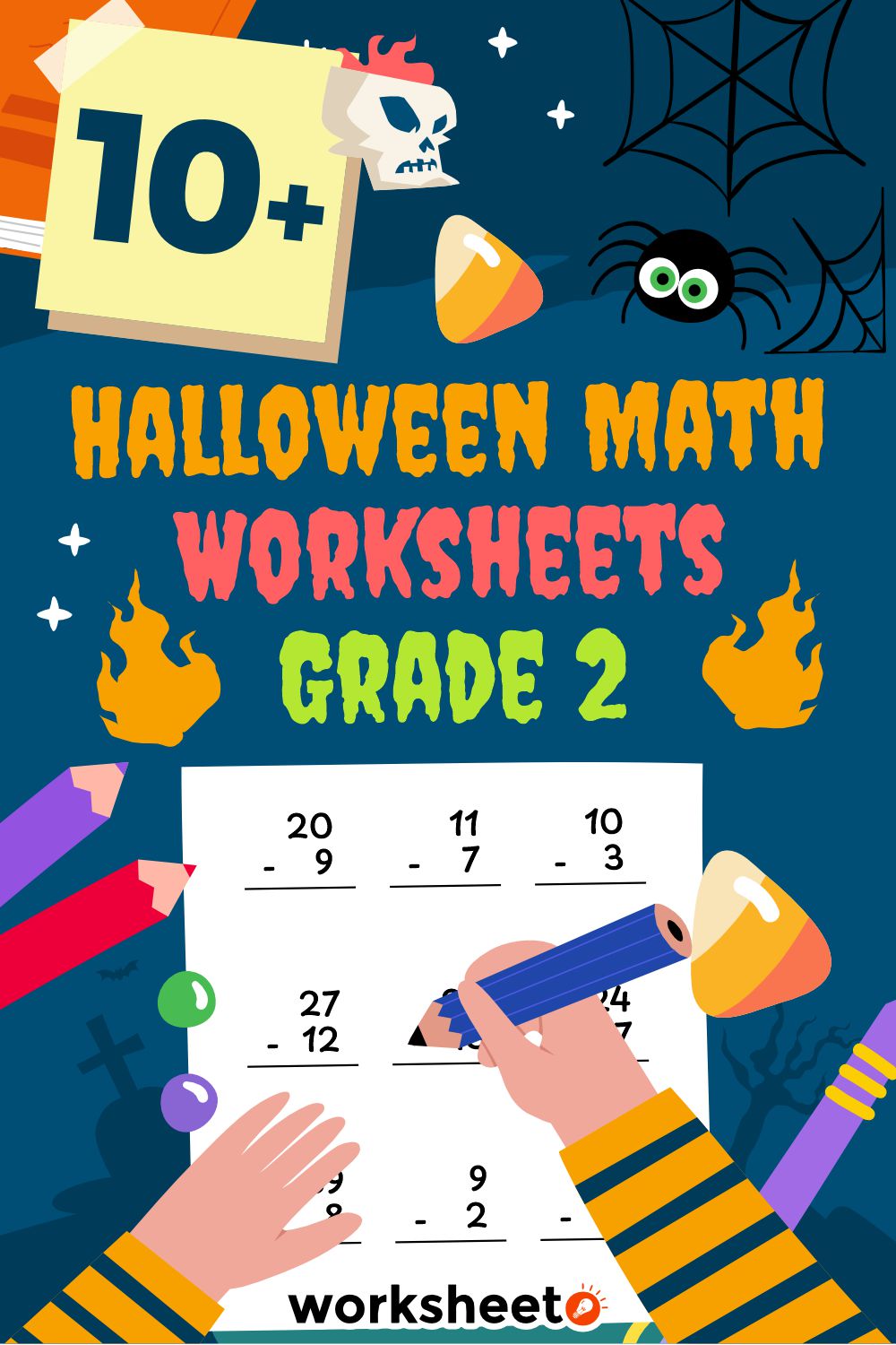 Halloween Math Worksheets Grade 2