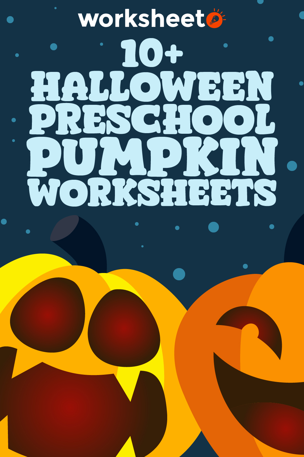 Halloween Preschool Pumpkin Worksheets