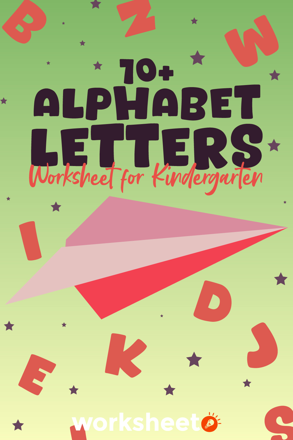 Alphabet Letters Worksheet for Kindergarten