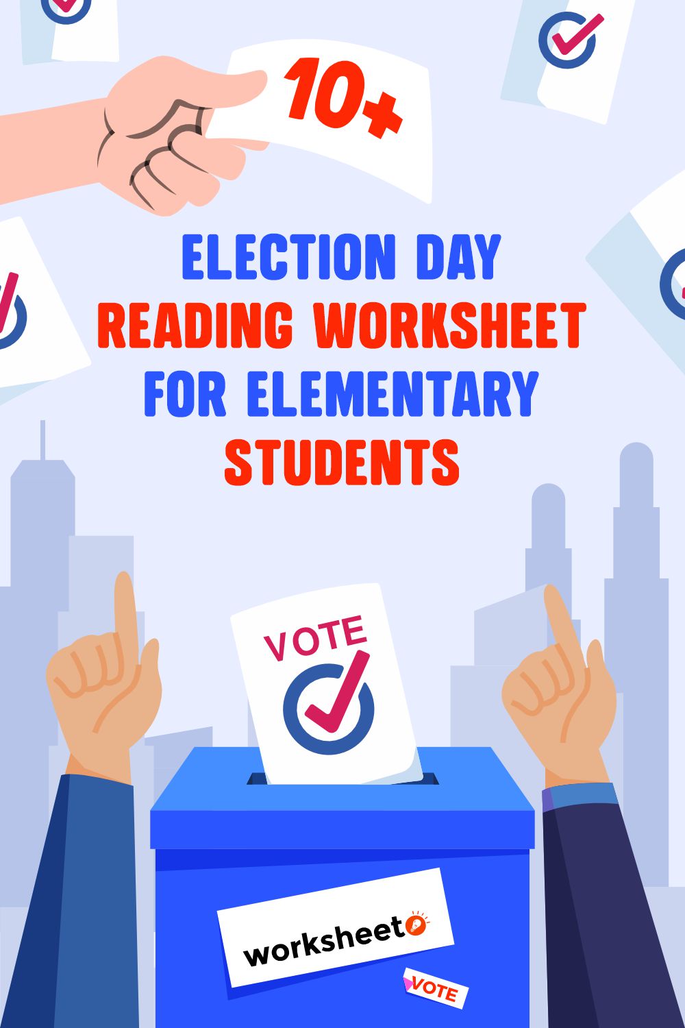 Election Day Reading Worksheet for Elementary Students