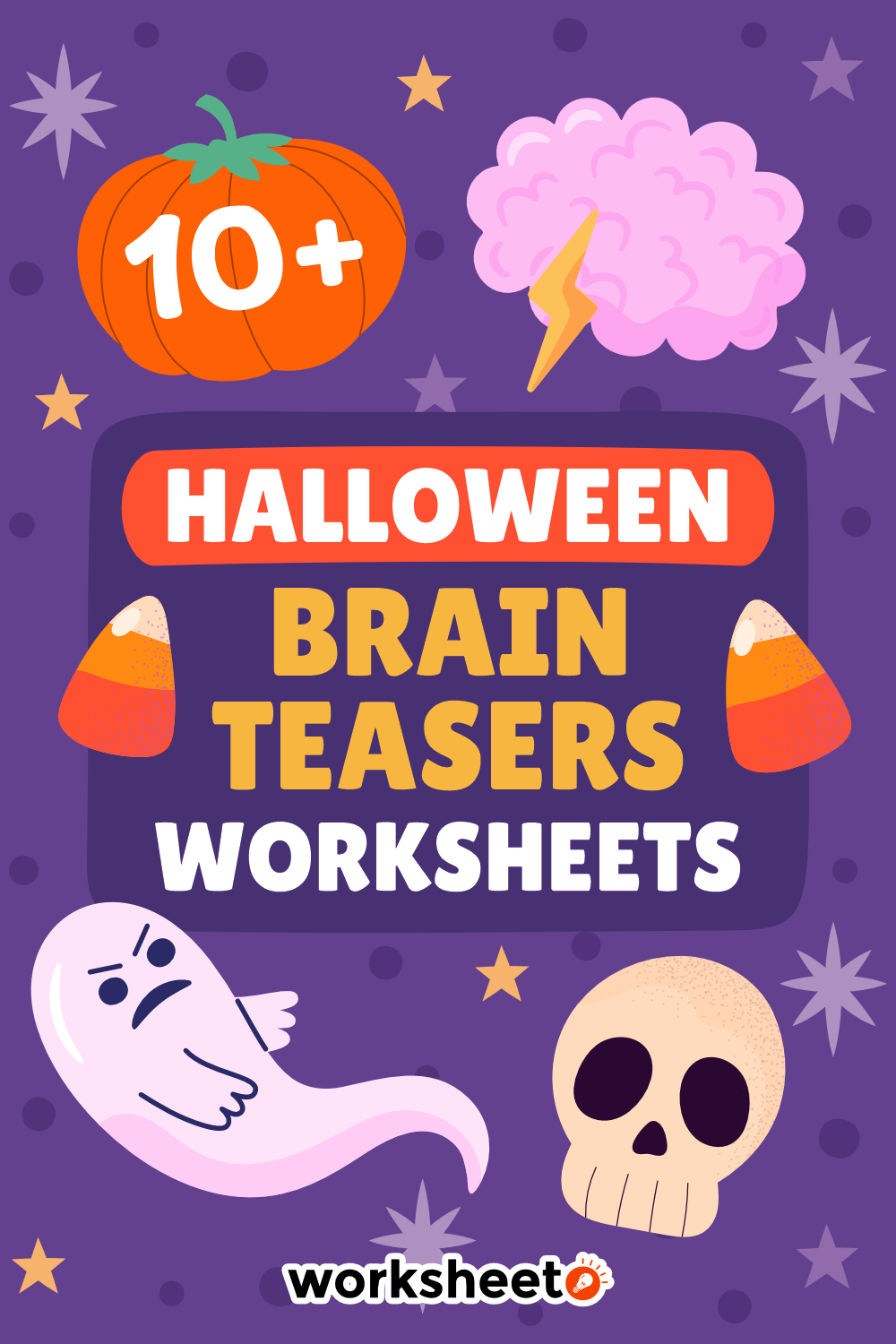 Halloween Brain Teasers Worksheets
