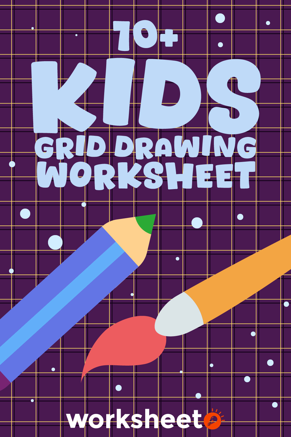 Kids Grid Drawing Worksheet
