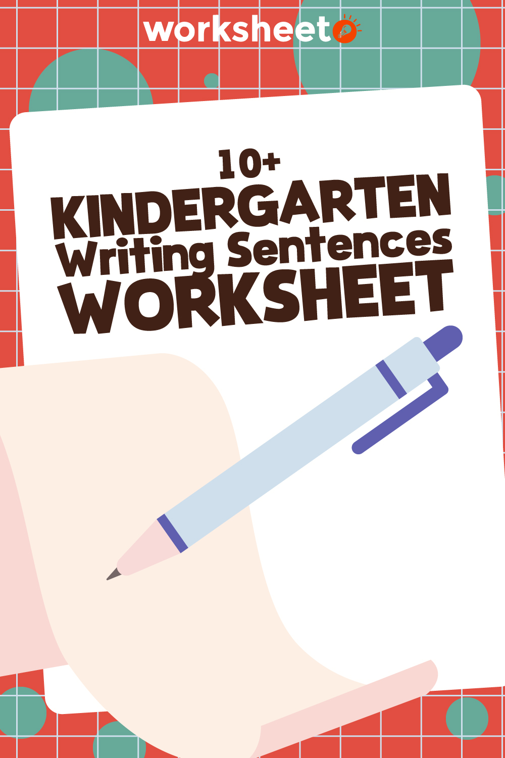 Kindergarten Writing Sentences Worksheet