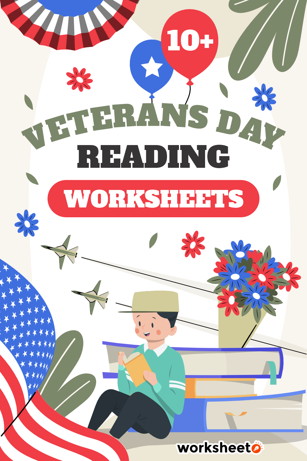 Veterans Day Reading Worksheets