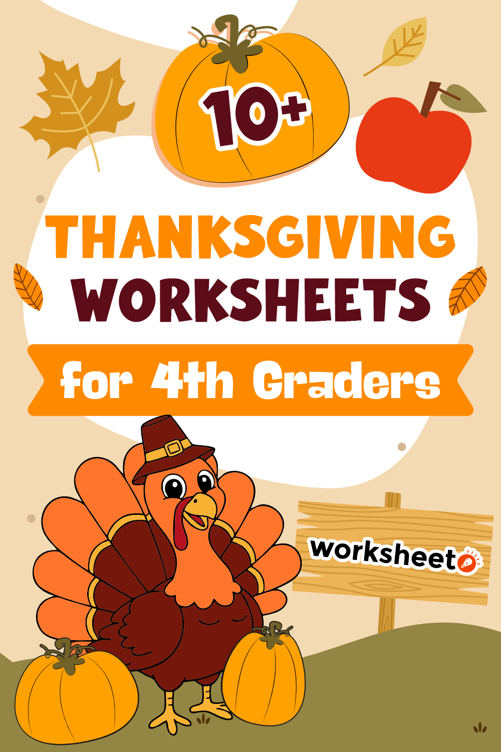 Thanksgiving Worksheets for 4th Graders